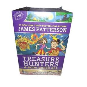 James Patterson Treasure Hunters: 4 Book Boxed Set New Sealed